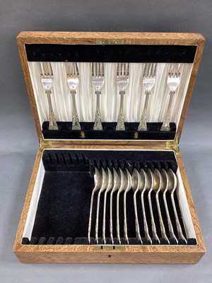 Lot 99 - A Matched Hallmarked Silver Part Canteen of...