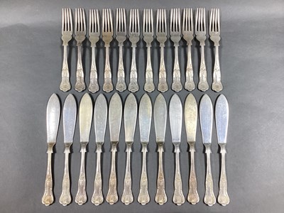 Lot 64 - A Set of Twenty Four Hallmarked Silver Kings...