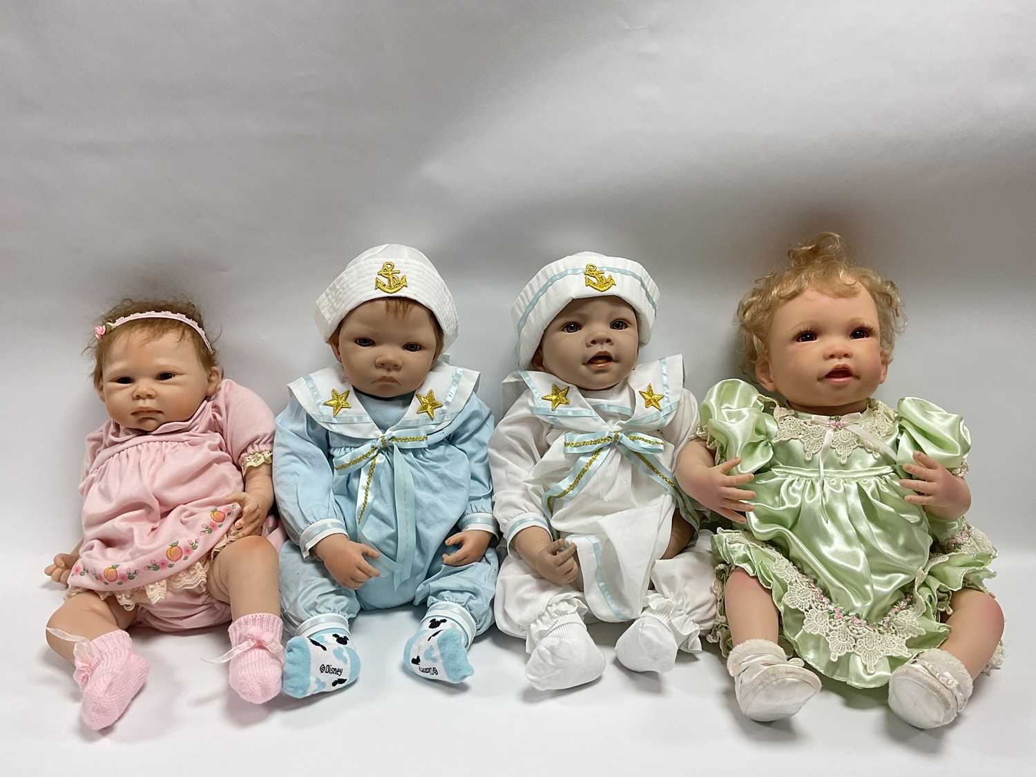 Lot 316 - Three Waltraud Hanl A.D.G Baby Dolls, (two in...