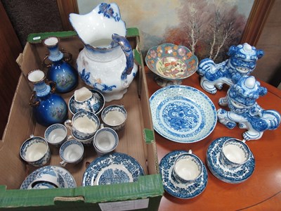 Lot 1011 - Royal Worcester "Avon Scenes" Blue White...