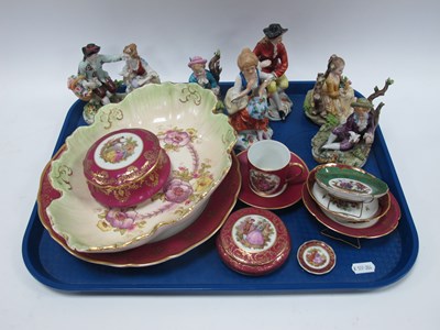 Lot 1182 - Sitzendorf Figurine Group, of a boy and girl...