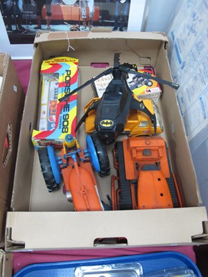 Lot 1316 - Toys - Tonka truck, Marx bulldozer, Daiya tin...