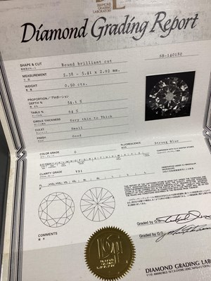 Lot 67 - A Modern Single Stone Diamond Ring, the...