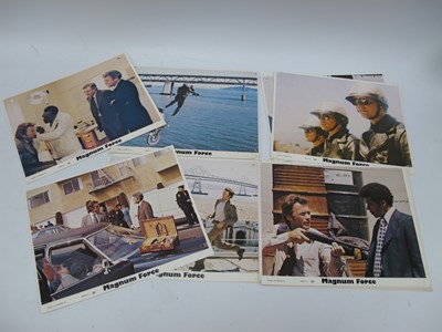 Lot 1357 - Magnum Force Lobby Cards, featuring Clint...