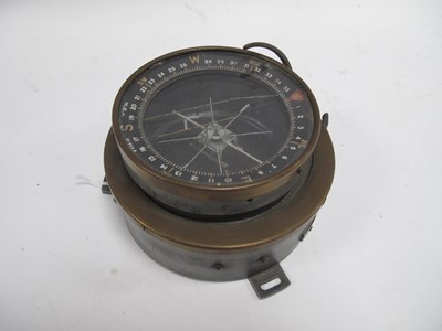Lot 1270 - Husun MK. 111.A Yacht or Plane Compass, with...