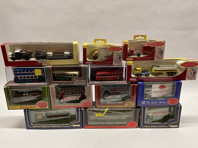 Lot 694 - Fourteen 1:76th scale diecast model buses and...