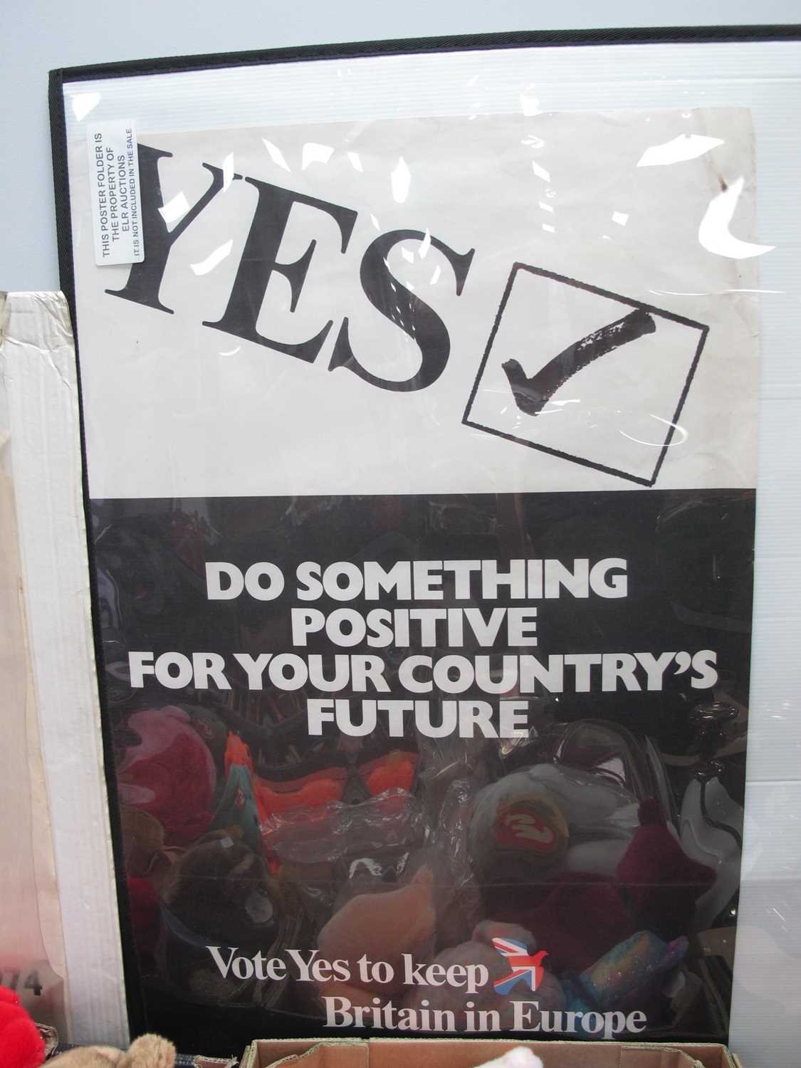 Lot 1008 - Political Poster - 'Yes Keep Britain in Europe'...