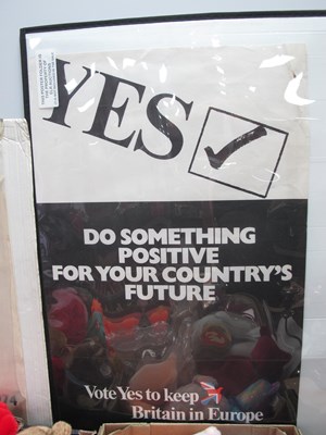 Lot 1008 - Political Poster - 'Yes Keep Britain in Europe'...