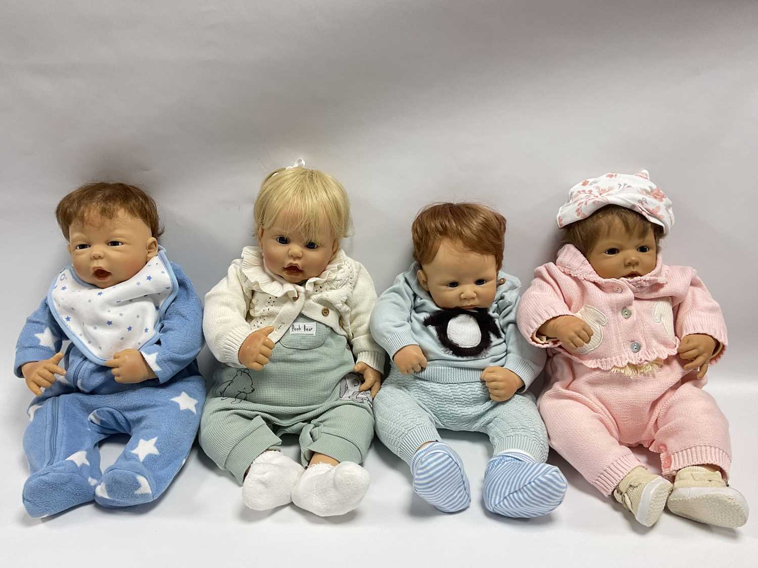 Lot 319 - Four Baby Dolls Designed by Rolanda Heimer,...