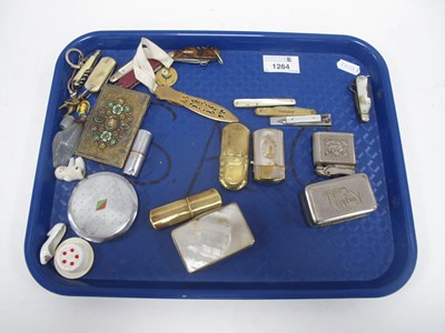 Lot 1264 - Mother of Pearl Topped Snuff Box, Watts and...