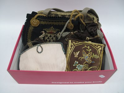 Lot 1291 - Vintage Evening Bags, including Art Deco...