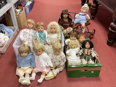Lot 327 - Twelve Modern Vinyl, Plastic, Rubber and...