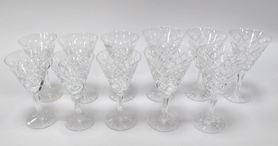 Lot 1015 - A Set of Waterford Crystal Glassware, to...