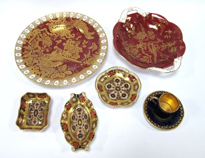 Lot 1040 - A Royal Crown Derby Porcelain Trinket Dish, of...