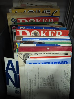 Lot 131 - League Cup Ties Collection - mainly late 1960s...
