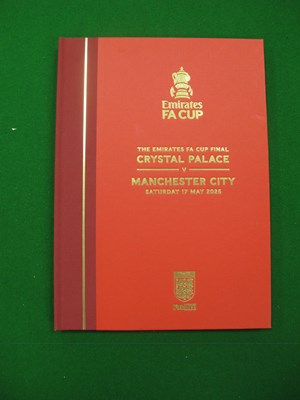 Lot 285 - Hardback 2025 FA Cup Final Crystal Palace v...