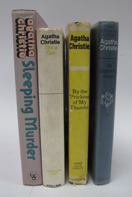 Lot 1383 - Four Vintage Agatha Christie books: By the...