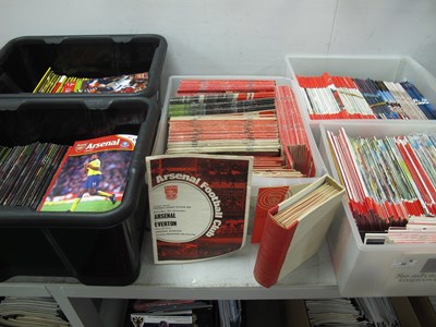 Lot 30 - Arsenal Home Football Programmes, a large...