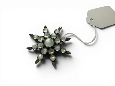 Lot 153 - An Antique Style Moonstone Set Starburst...
