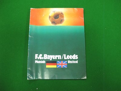 Lot 331 - 1975 European Cup Final Programme, Leeds...