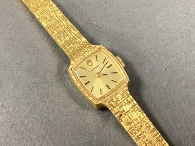 Lot 221 - Tudor; A c.1970's Gold Plated Ladies...