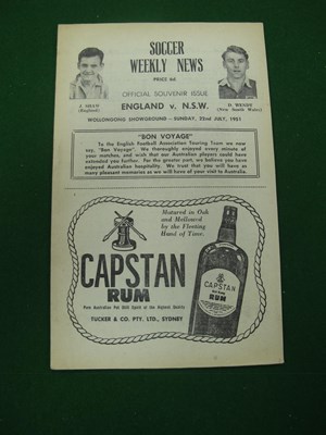 Lot 378 - 1951 England Football Tour to Australia,...