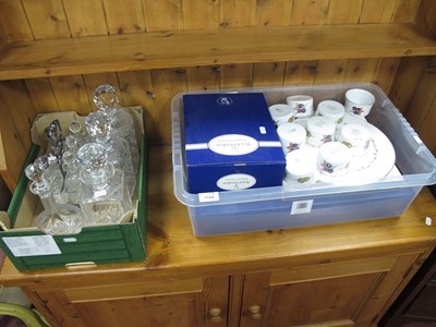 Lot 1144 - Glassware and Ceramics, including boxed Royal...
