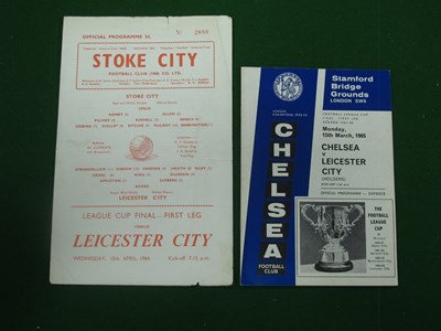 Lot 349 - 1964 League Cup Final, Stoke v Leicester...