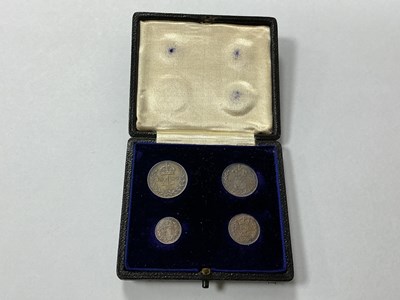 Lot 578 - 1907 Edward VII Silver Maundy Set, in original...