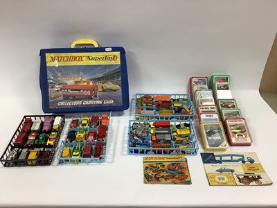 Lot 815 - A Matchbox Superfast Carry Case, containing...