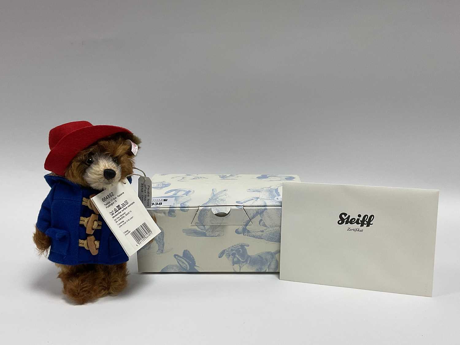 Lot 338 - A Modern Steiff Paddington Bear #664892, with...
