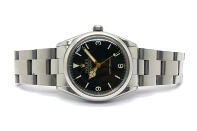 Lot 224 - Rolex; A Vintage Explorer Oyster Perpetual...