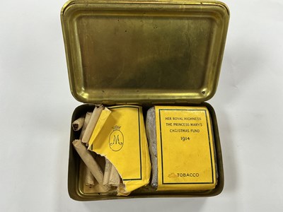 Lot 504 - WWI Princess Mary Christmas 1914 Gift Tin,...