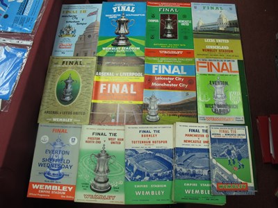 Lot 279 - FA Cup Final Programme 1952, 55, 56, 58, 60,...