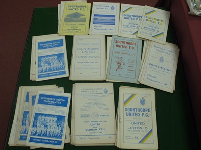 Lot 469 - Scunthorpe United Home Programmes, 58-9 v...