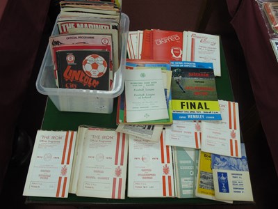 Lot 72 - Football Programmes - Lincoln, Scunthorpe,...