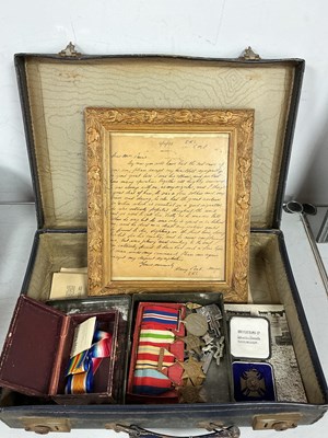 Lot 338 - WWI/WWII RWK SAS Casualty Medal Groups and...