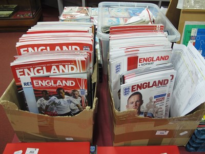 Lot 356 - England Home Programmes 2001-2016, World Cup,...