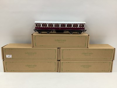 Lot 743 - A Rake of Five Boxed Darstaed 0 Gauge...