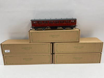 Lot 747 - A rake of five boxed Darstaed 0 gauge...