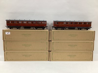 Lot 763 - Six boxed Darstaed O gauge non-corridor...
