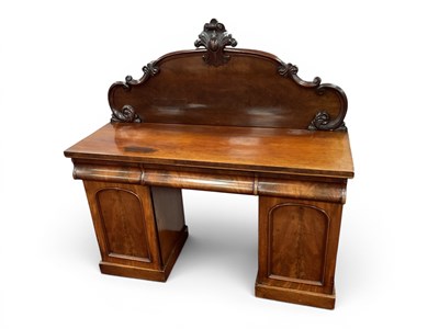 Lot 1452 - A XIX Century Mahogany Pedestal Sideboard,...