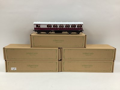 Lot 728 - A Rake of Five Boxed Darstaed 0 Gauge...