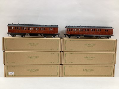 Lot 770 - Six boxed Darstaed 0 gauge non-corridor...