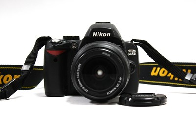 Lot 716 - Nikon D60 DSRL Camera with attached AF-S DX...