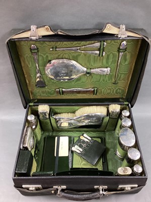 Lot 102 - An Early XX Century Travelling Vanity Case,...