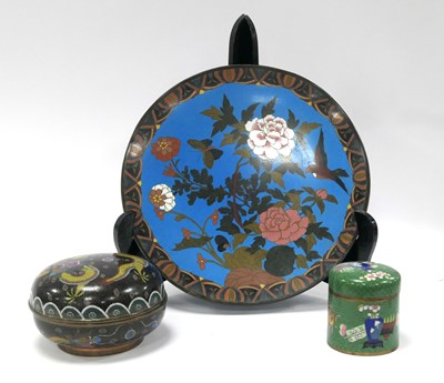 Lot 1087 - An Early XX Century Japanese Cloisonne Charger,...