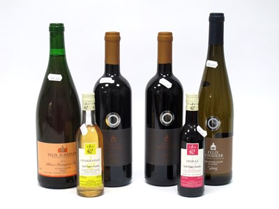Lot 1399 - Mixed Wines - Red, White and Miniatures. (6)