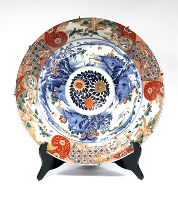 Lot 1094 - A Late XIX Century Japanese Pottery Charger,...
