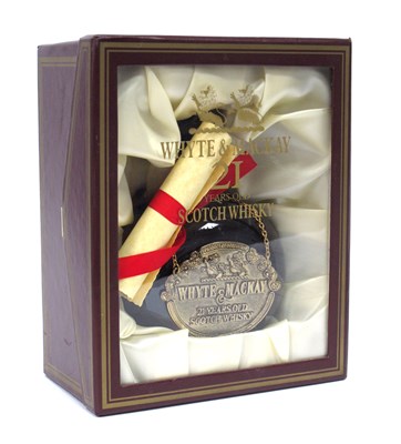 Lot 1436 - Whisky - Whyte & Mackay 21 Years Old Scotch...